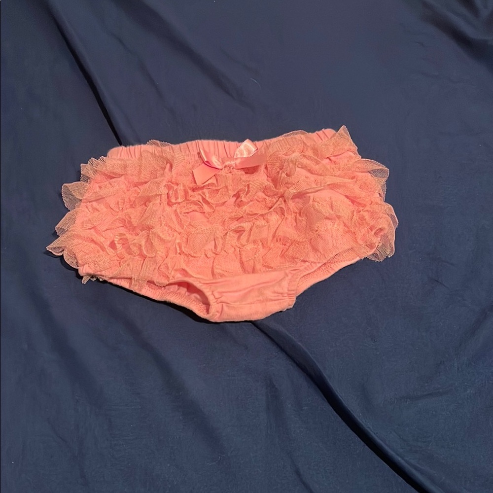 Pink Ruffled Baby Bottoms - Picture 2 of 3
